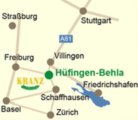 Hotel Landgasthof Kranz Hüfingen Exteriör bild